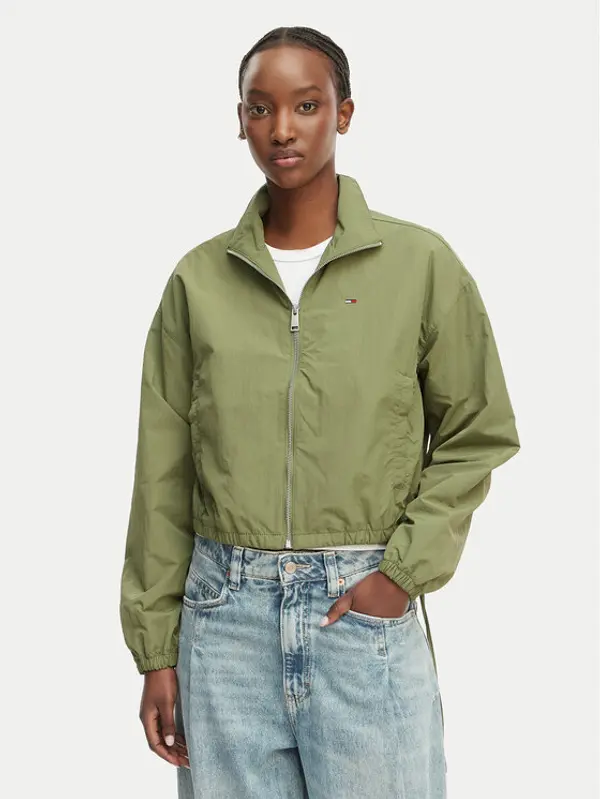 Tommy Jeans Tommy Jeans Prijelazna jakna DW0DW22325 Zelena Regular Fit