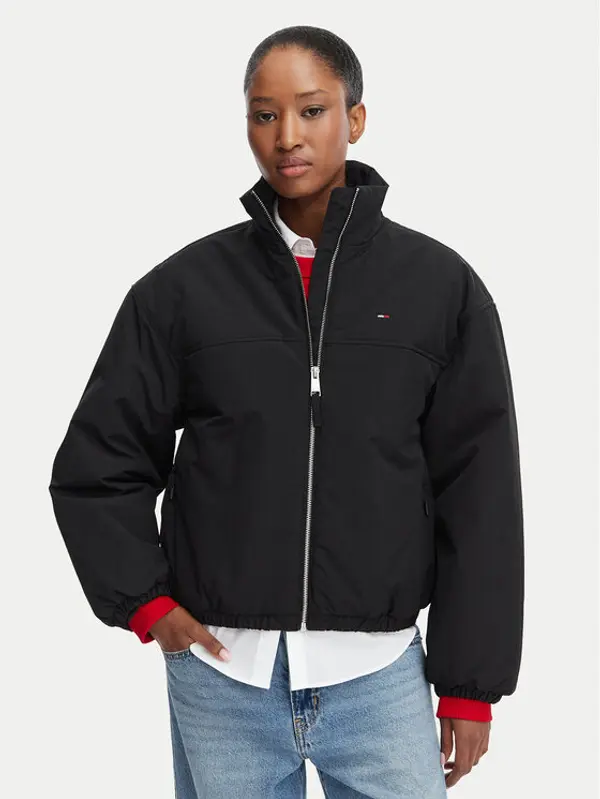 Tommy Jeans Tommy Jeans Prijelazna jakna DW0DW22908 Crna Regular Fit