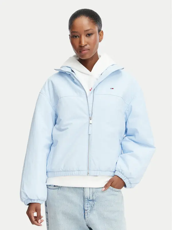 Tommy Jeans Tommy Jeans Prijelazna jakna DW0DW22908 Svijetlo plava Regular Fit