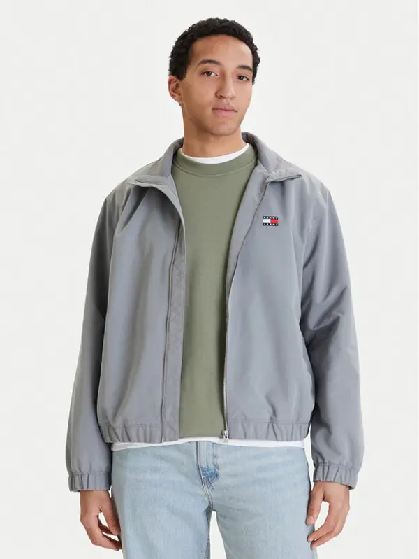 Tommy Jeans Tommy Jeans Prijelazna jakna Essential DM0DM22720 Siva Regular Fit
