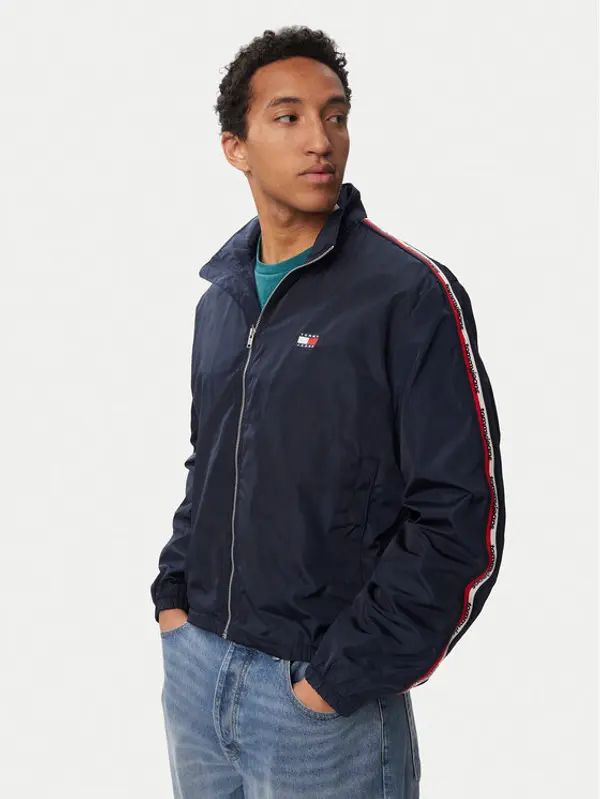 Tommy Jeans Tommy Jeans Prijelazna jakna Essential DM0DM23218 Tamnoplava Regular Fit