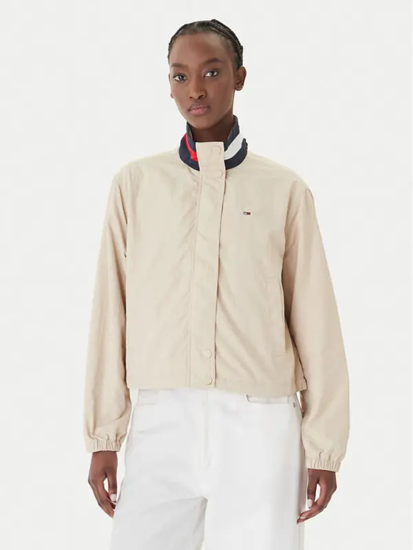 Tommy Jeans Tommy Jeans Prijelazna jakna Essential DW0DW20439 Bež Regular Fit