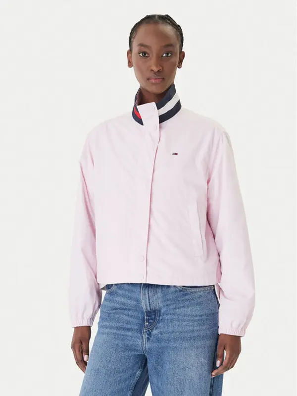 Tommy Jeans Tommy Jeans Prijelazna jakna Essential DW0DW20439 Ružičasta Regular Fit