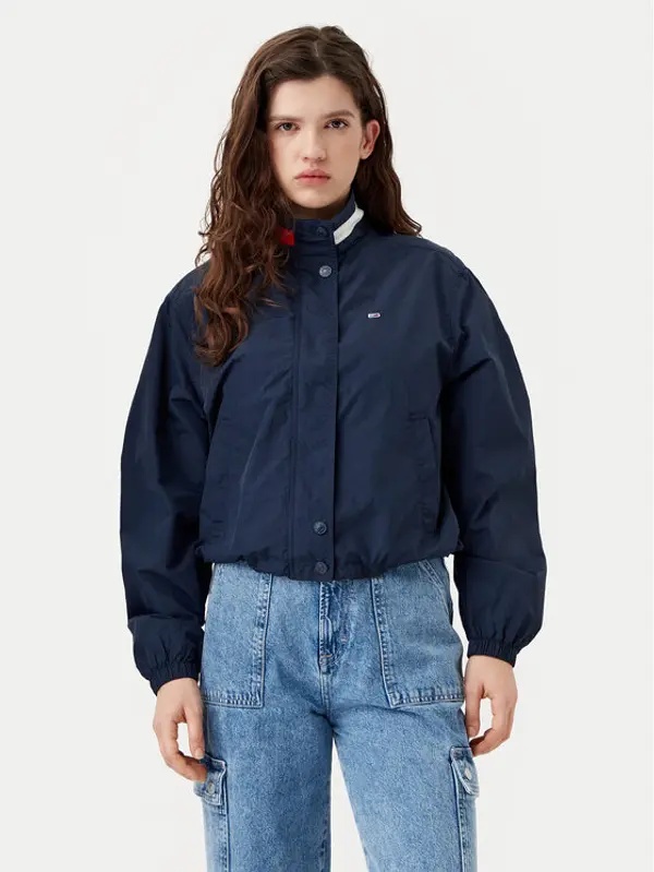Tommy Jeans Tommy Jeans Prijelazna jakna Essential DW0DW20439 Tamnoplava Regular Fit