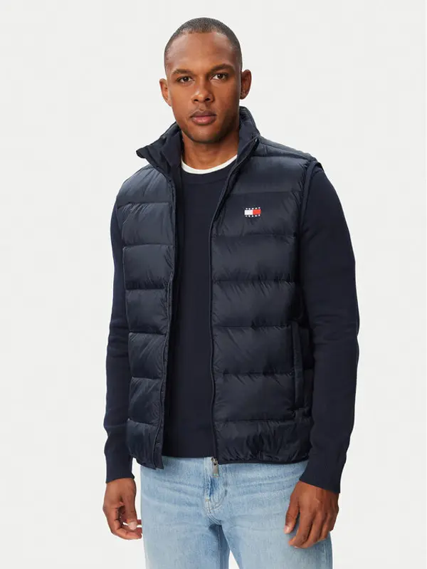 Tommy Jeans Tommy Jeans Prsluk DM0DM23232 Tamnoplava Regular Fit