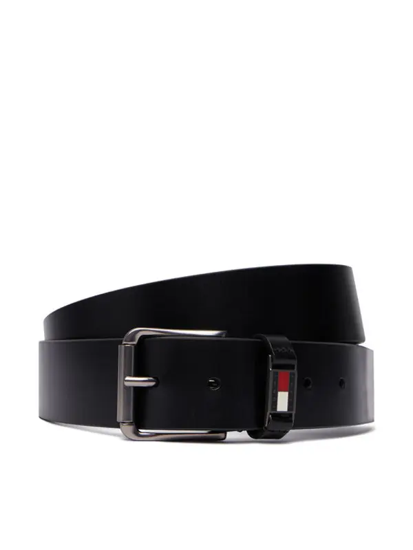 Tommy Jeans Tommy Jeans Remen Tjm Tommy Roller Buckle 4.0 AM0AM14460 Crna