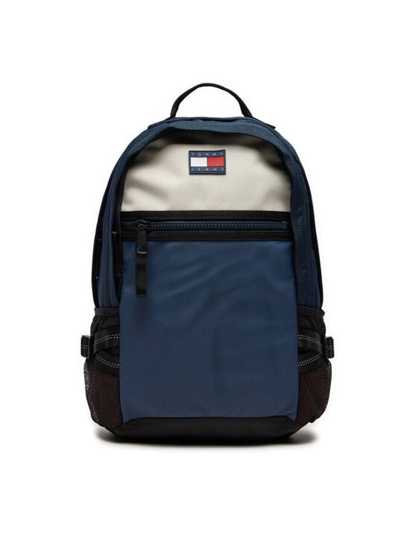 Tommy Jeans Tommy Jeans Ruksak Mochila color block con logo engomado de hombre AM0AM12611 Tamnoplava