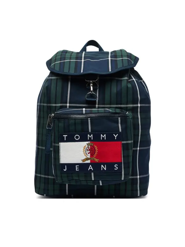 Tommy Jeans Tommy Jeans Ruksak Tjm Archive Check Backpack AM0AM14816 Zelena