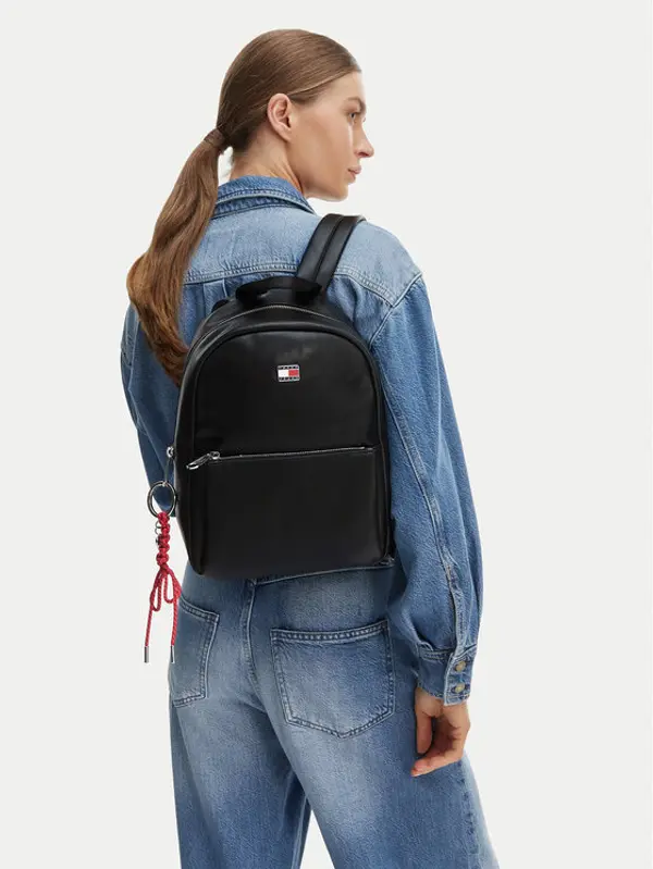 Tommy Jeans Tommy Jeans Ruksak Tjw City Charm Dome Backpack AW0AW18579 Crna