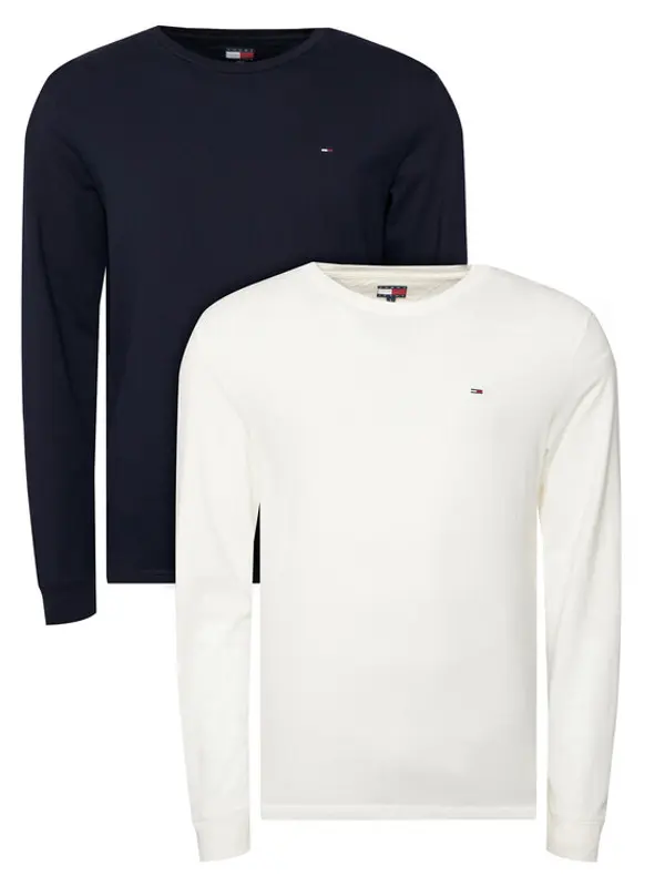 Tommy Jeans Tommy Jeans Set majica dugih rukava﻿ DM0DM22148 Tamnoplava Slim Fit