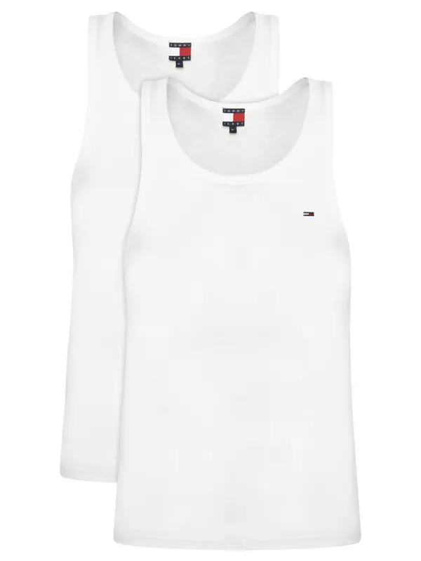 Tommy Jeans Tommy Jeans Set potkošulja bez rukava﻿ DM0DM20769 Bijela Slim Fit