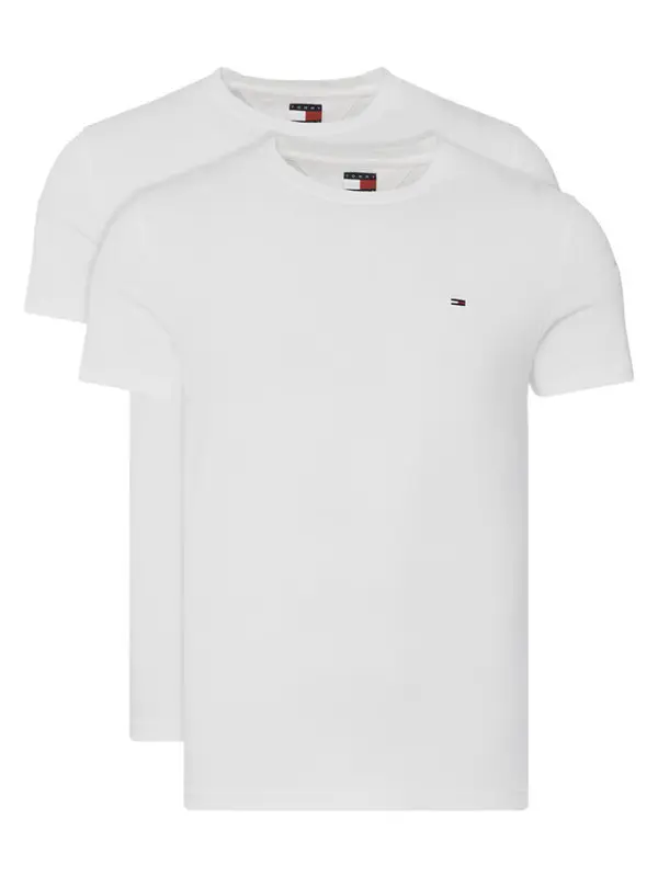 Tommy Jeans Tommy Jeans Set t-shirt majica﻿ DM0DM20687 Écru Slim Fit
