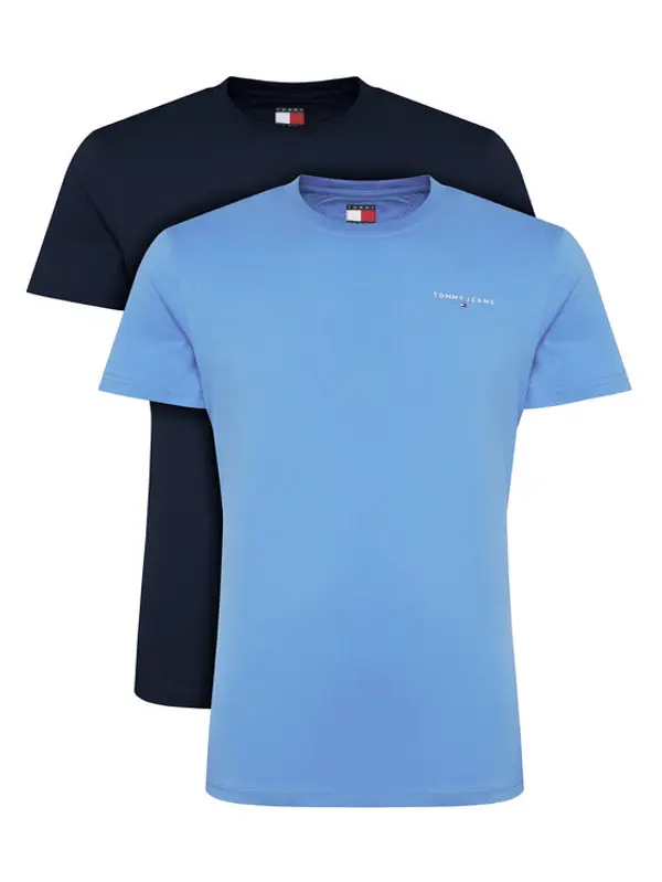 Tommy Jeans Tommy Jeans Set t-shirt majica﻿ DM0DM22316 Plava Slim Fit