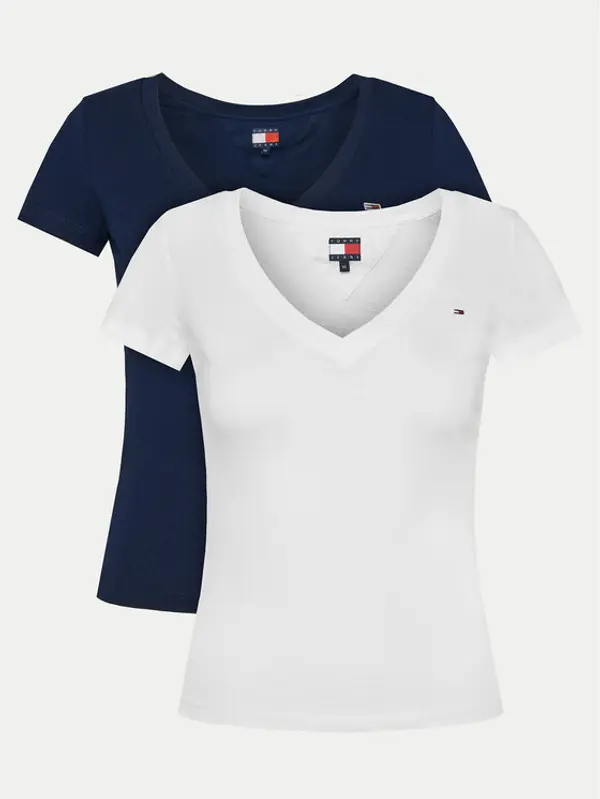Tommy Jeans Tommy Jeans Set t-shirt majica﻿ DW0DW21367 Šarena Slim Fit