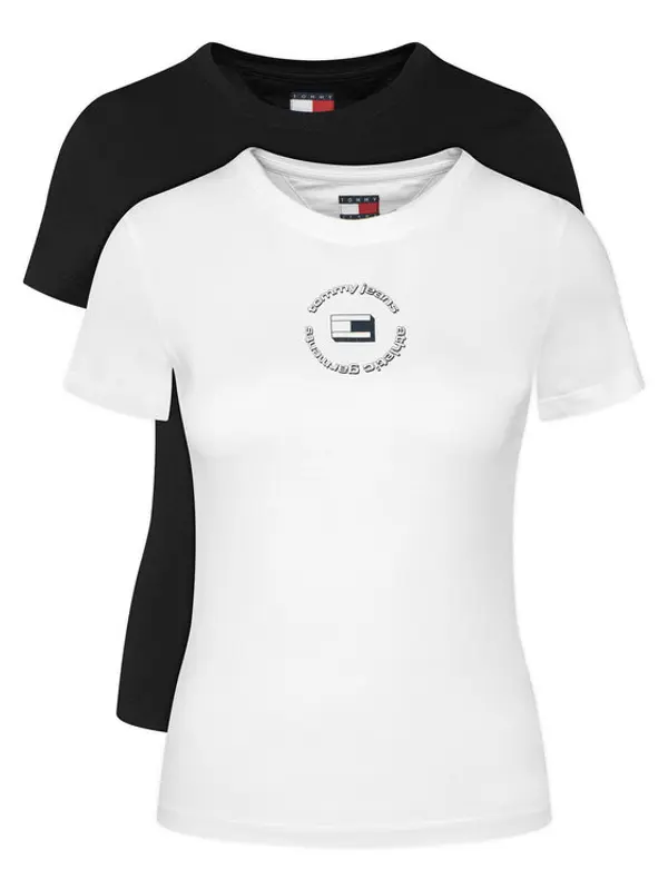Tommy Jeans Tommy Jeans Set t-shirt majica﻿ DW0DW23004 Šarena Slim Fit