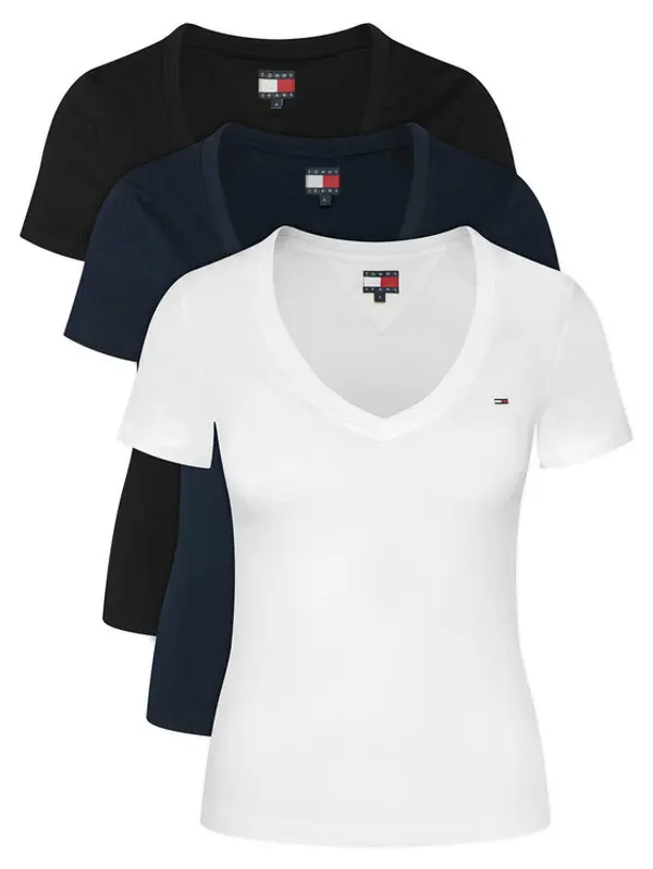 Tommy Jeans Tommy Jeans Set t-shirt majica﻿ DW0DW23005 Šarena Slim Fit