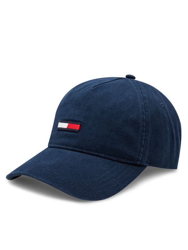 Tommy Jeans Tommy Jeans Šilterica Tjm Elongated Flag Denim Cap AM0AM12427 Tamnoplava