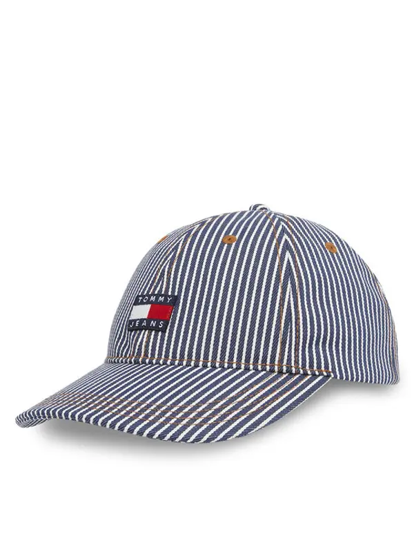 Tommy Jeans Tommy Jeans Šilterica Tjm Heritage Stripe Cap AM0AM13358 Tamnoplava