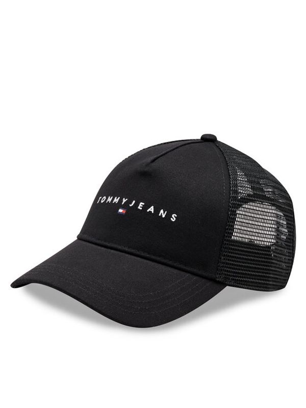 Tommy Jeans Tommy Jeans Šilterica Tjm Linear Logo Trucker Cap AM0AM12424 Crna