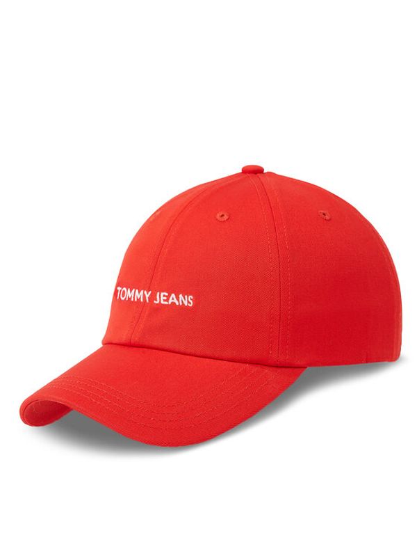 Tommy Jeans Tommy Jeans Šilterica Tjw Linear Logo Cap AW0AW15845 Crvena
