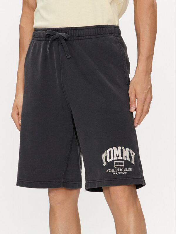 Tommy Jeans Tommy Jeans Sportske kratke hlače Athletic Bball DM0DM18799 Crna Relaxed Fit