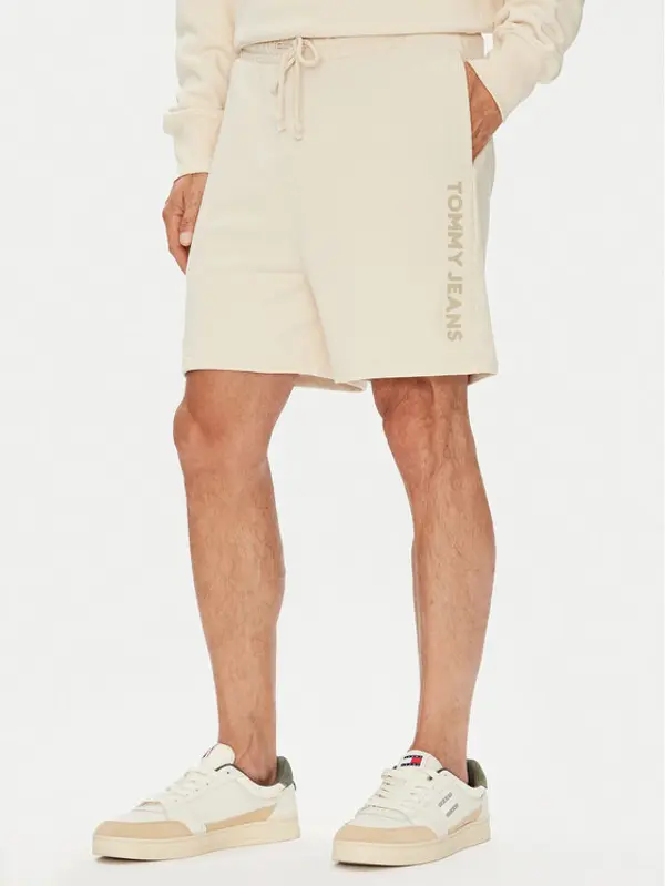 Tommy Jeans Tommy Jeans Sportske kratke hlače New Classic Beach DM0DM21781 Bež Relaxed Fit