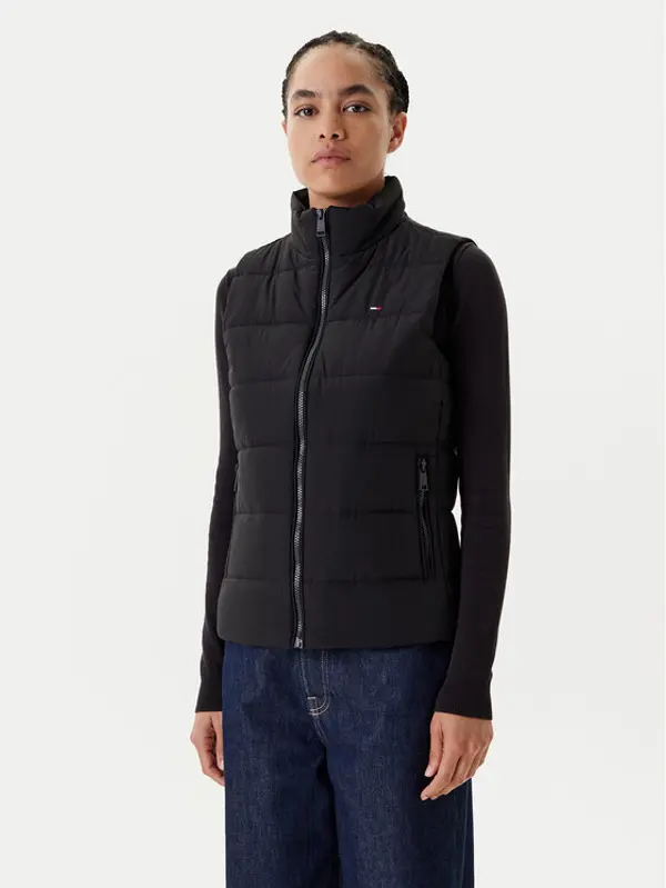 Tommy Jeans Tommy Jeans Sportski prsluk DW0DW21409 Crna Regular Fit