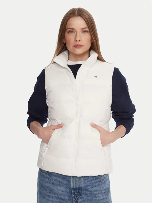 Tommy Jeans Tommy Jeans Sportski prsluk DW0DW21622 Bijela Slim Fit