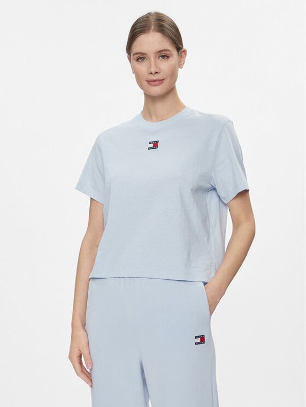 Tommy Jeans Tommy Jeans T-shirt Badge DW0DW17391 Tamnoplava Boxy Fit