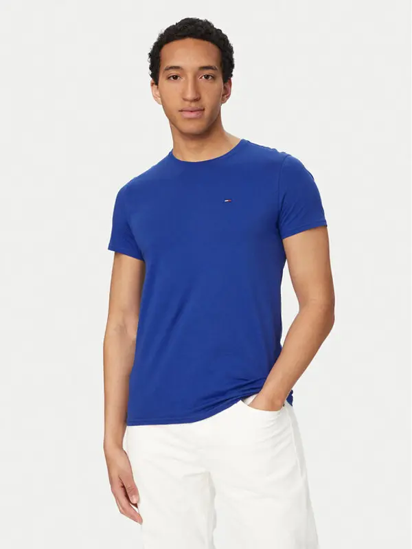 Tommy Jeans Tommy Jeans T-shirt DM0DM04411 Plava Slim Fit