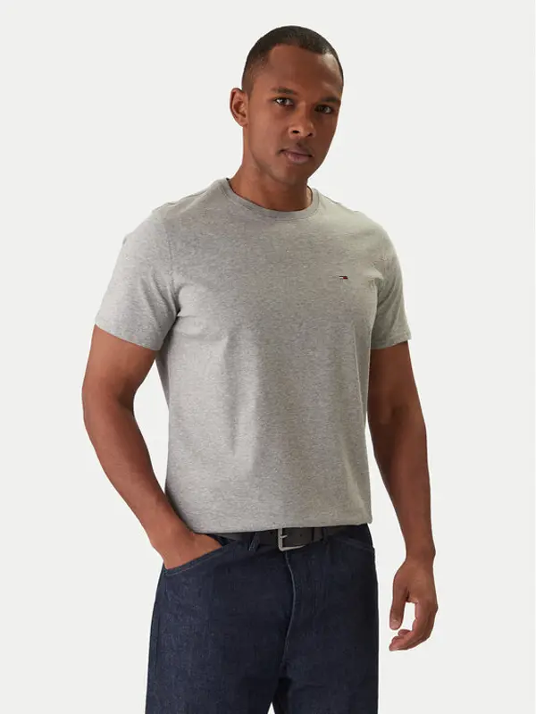 Tommy Jeans Tommy Jeans T-shirt DM0DM04411 Siva Slim Fit