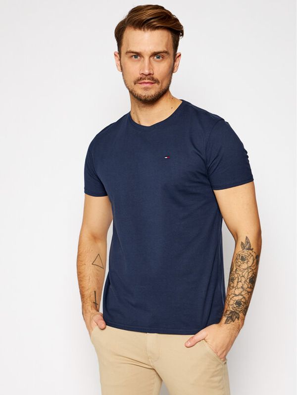 Tommy Jeans Tommy Jeans T-shirt DM0DM04411 Tamnoplava Regular Fit