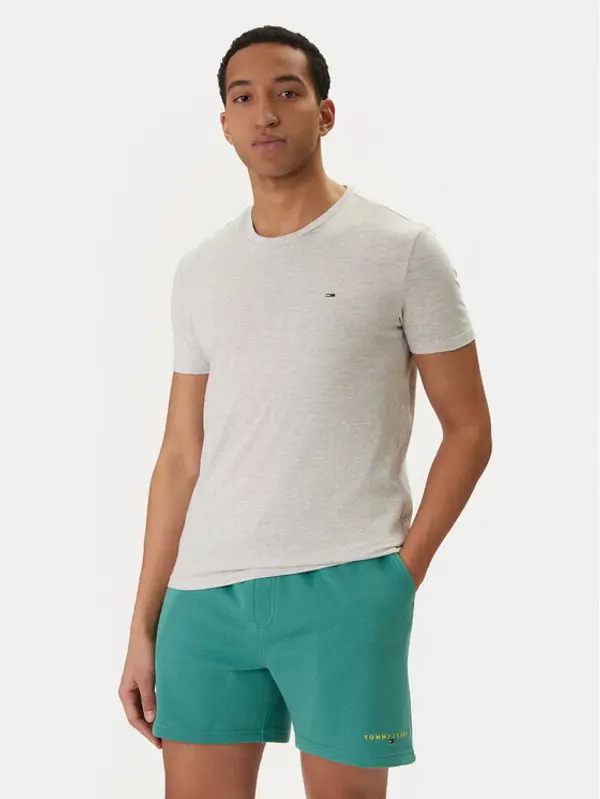 Tommy Jeans Tommy Jeans T-shirt DM0DM20363 Siva Slim Fit