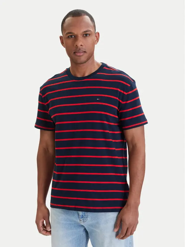 Tommy Jeans Tommy Jeans T-shirt DM0DM22544 Tamnoplava Regular Fit