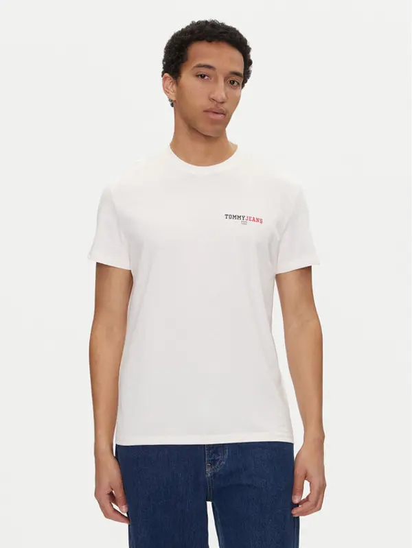 Tommy Jeans Tommy Jeans T-shirt Dna Graphic DM0DM20815 Bijela Regular Fit