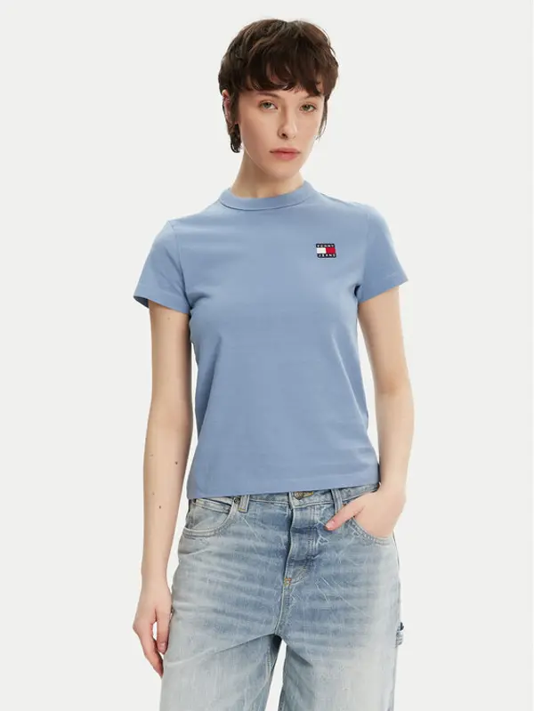 Tommy Jeans Tommy Jeans T-shirt DW0DW20153 Plava Regular Fit