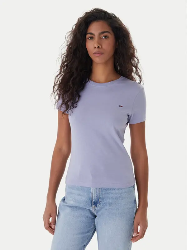 Tommy Jeans Tommy Jeans T-shirt DW0DW20459 Plava Slim Fit