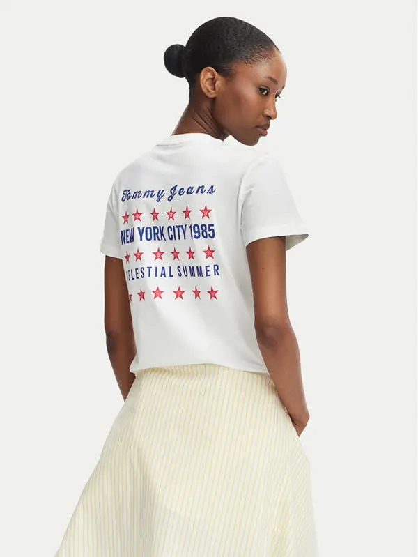 Tommy Jeans Tommy Jeans T-shirt DW0DW23481 Bijela Regular Fit