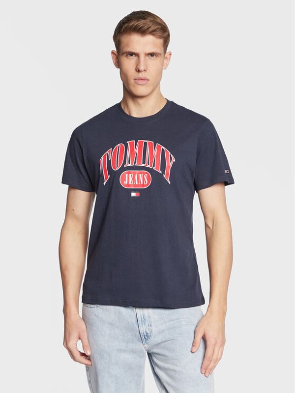 Tommy Jeans Tommy Jeans T-shirt Entry DM0DM15675 Tamnoplava Regular Fit