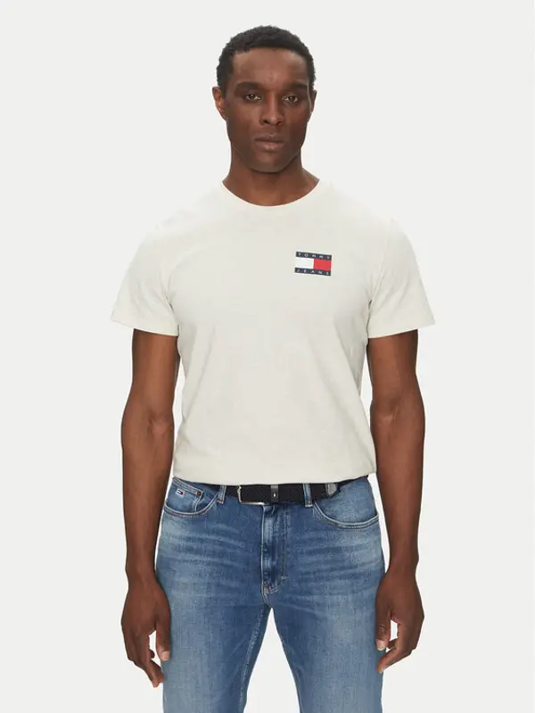 Tommy Jeans Tommy Jeans T-shirt Essential DM0DM20740 Bež Slim Fit