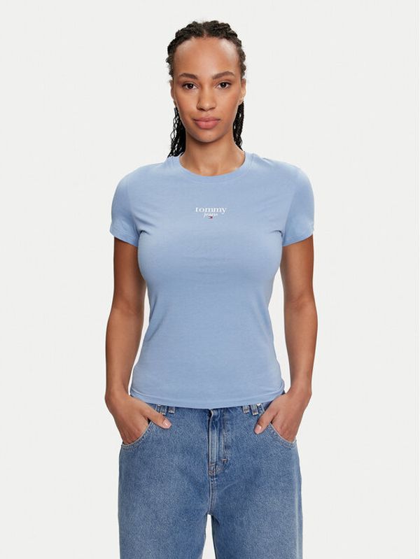 Tommy Jeans Tommy Jeans T-shirt Essential DW0DW18397 Plava Slim Fit