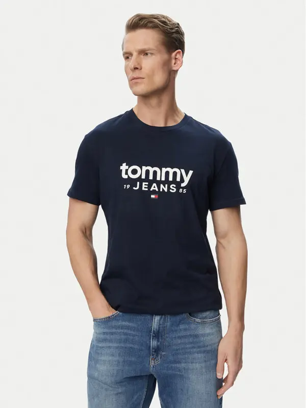 Tommy Jeans Tommy Jeans T-shirt Graphic DM0DM23376 Tamnoplava Slim Fit