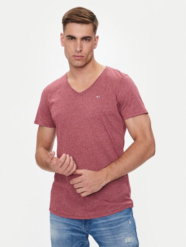 Tommy Jeans Tommy Jeans T-shirt Jaspe DM0DM09587 Crvena Slim Fit