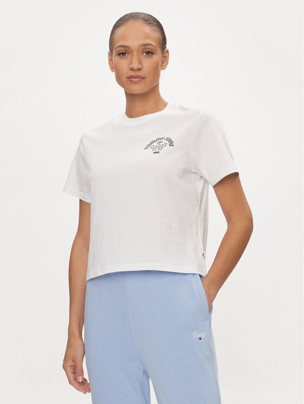 Tommy Jeans Tommy Jeans T-shirt Retro DW0DW17831 Bijela Boxy Fit