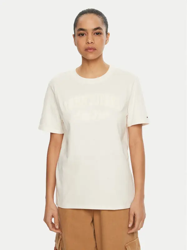 Tommy Jeans Tommy Jeans T-shirt Varsity DW0DW19444 Bijela Relaxed Fit