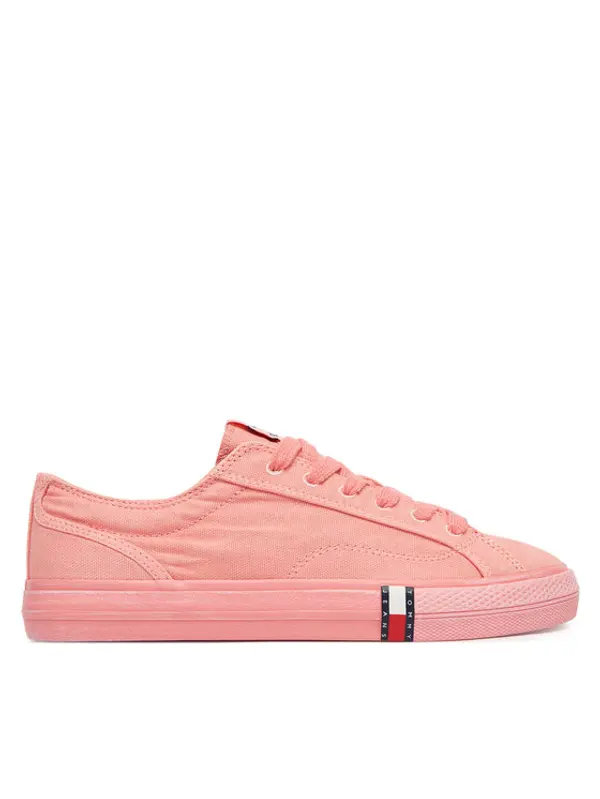 Tommy Jeans Tommy Jeans Tenisice Archive Vulc Y2K Washed Canvas EN0EN02957 Ružičasta