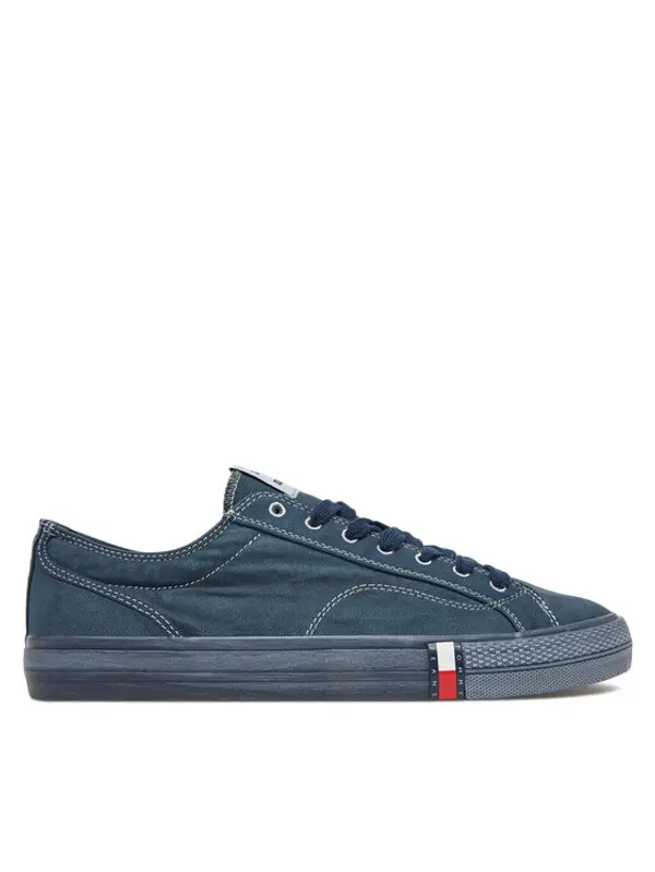 Tommy Jeans Tommy Jeans Tenisice Archive Vulc. Y2K Washed Canvas EM0EM01720 Tamnoplava