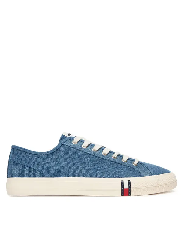 Tommy Jeans Tommy Jeans Tenisice Archive Y2K Lace Up Denim EM0EM01751 Plava