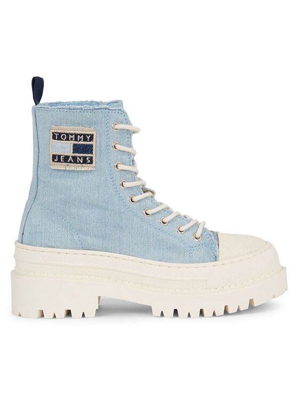 Tommy Jeans Tommy Jeans Tenisice Foxing Denim Boot EN0EN02348 Plava