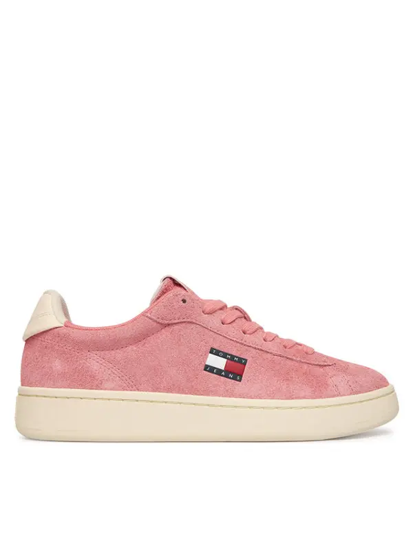 Tommy Jeans Tommy Jeans Tenisice Logo Suede Archive EN02985 Ružičasta
